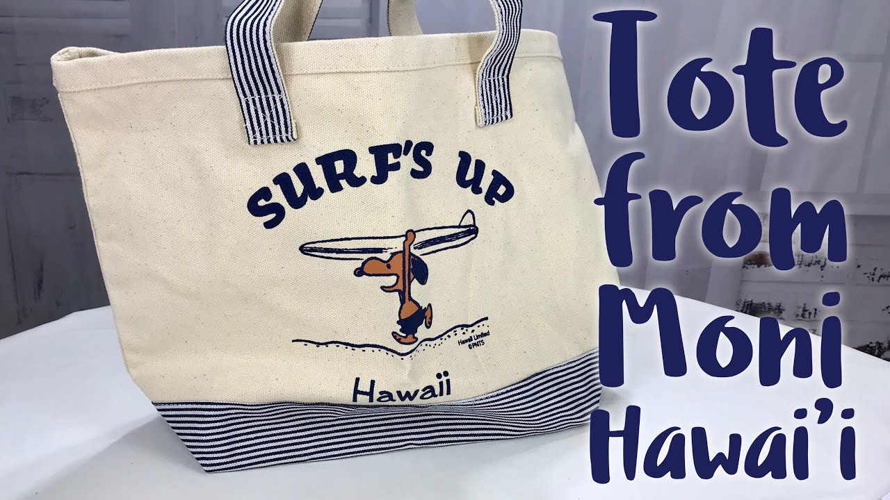 Snoopy Surf S Up Tote Bag From Moni At Waikiki Beach Hawaii Youtube