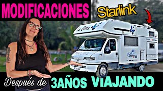 FIAT DUCATO TOUR VAN 🚐The best MODIFICATIONS to our MOTORHOME after 3 years of TRAVELING