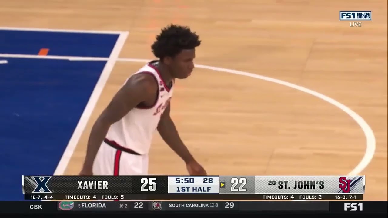 St  John's MBB vs. Xavier Highlights 1.22.25