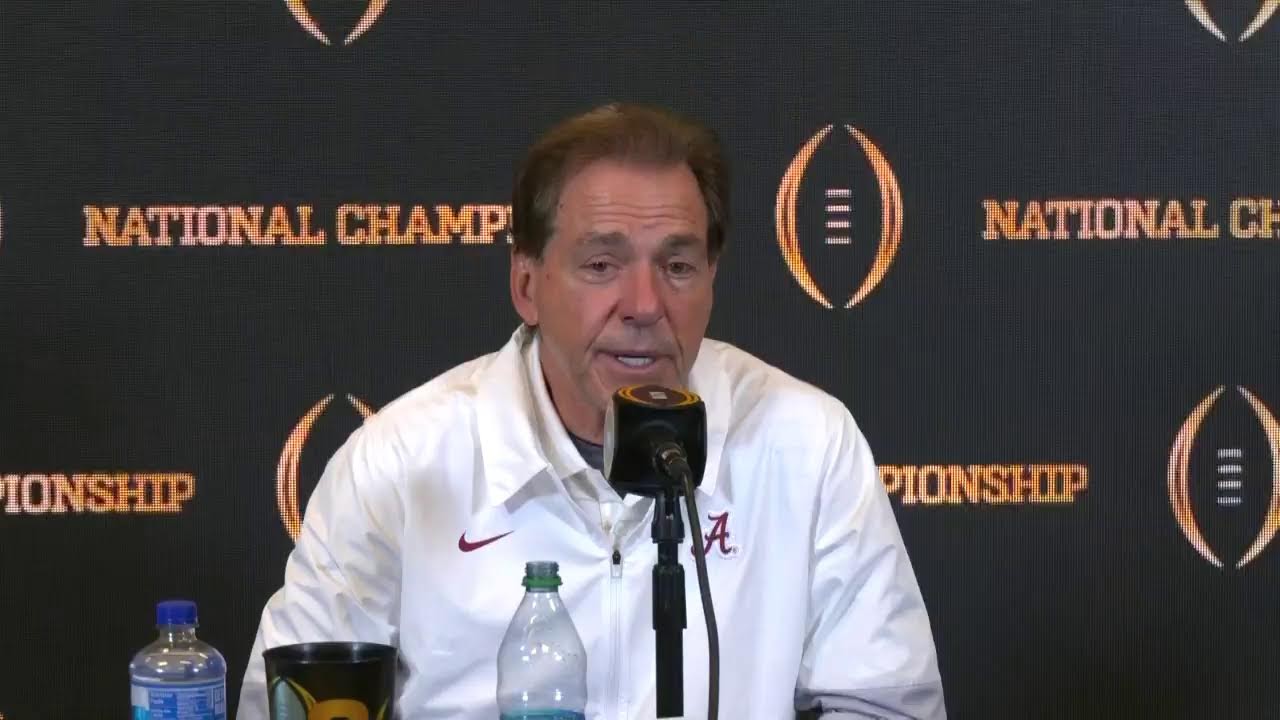 Watch the National Championship Postgame Press Conference presented by Royal Furniture Company.