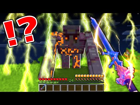 最強の雷を使えるマインクラフト【まいくら・マインクラフト】