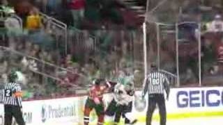 Devils Vrs Bruins: Asham Versus Reich FIGHT 12-05-07
