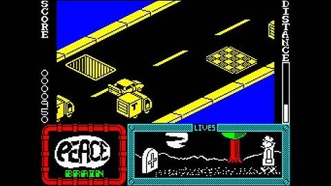 Agent X in The Brain Drain Caper ~ ZX Spectrum