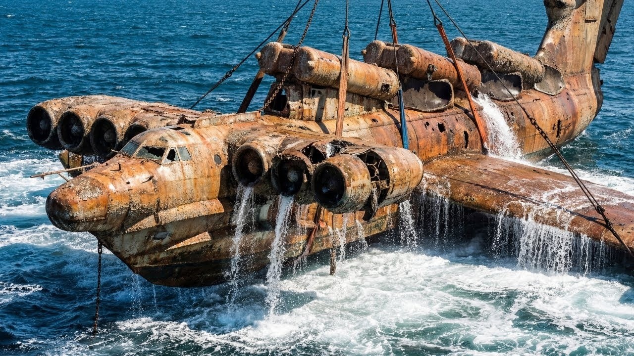 Salvaging and restoring the gigantic 400 ton “Caspian Sea Monster” from ...