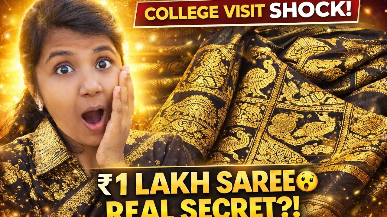 “Nita Ambani Saree Real Secret 😳 | College Visit Shock!”.  #fashionblogger #kanchipuram #weavers 