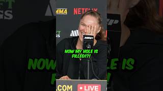 😭 RONDA ROUSEY COULDNT STOP LAUGHING AFTER ANSWERING THIS QUESTION ABOUT HER WIN OVER GINA CARANO