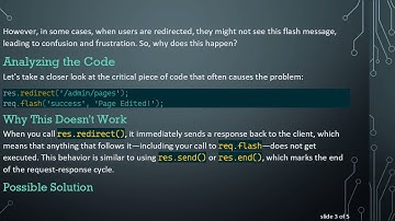 Resolving the Issue of req.flash() Not Working After Redirect in Express