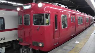 名鉄6000系6007F+6800系6809F　準急中部国際空港ゆき金山駅発車