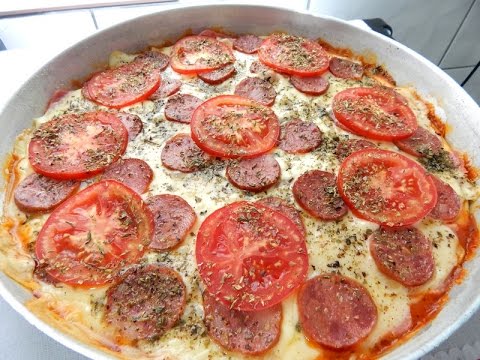 Pizza Caseira De Liquidificador!!