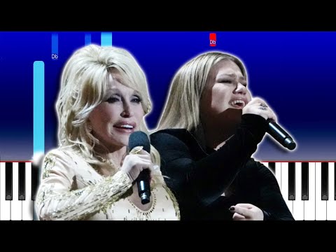 Kelly Clarkson & Dolly Parton - 9 to 5 (Piano Tutorial)