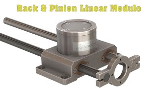 Rack & Pinion Linear Module -  Solidworks Design