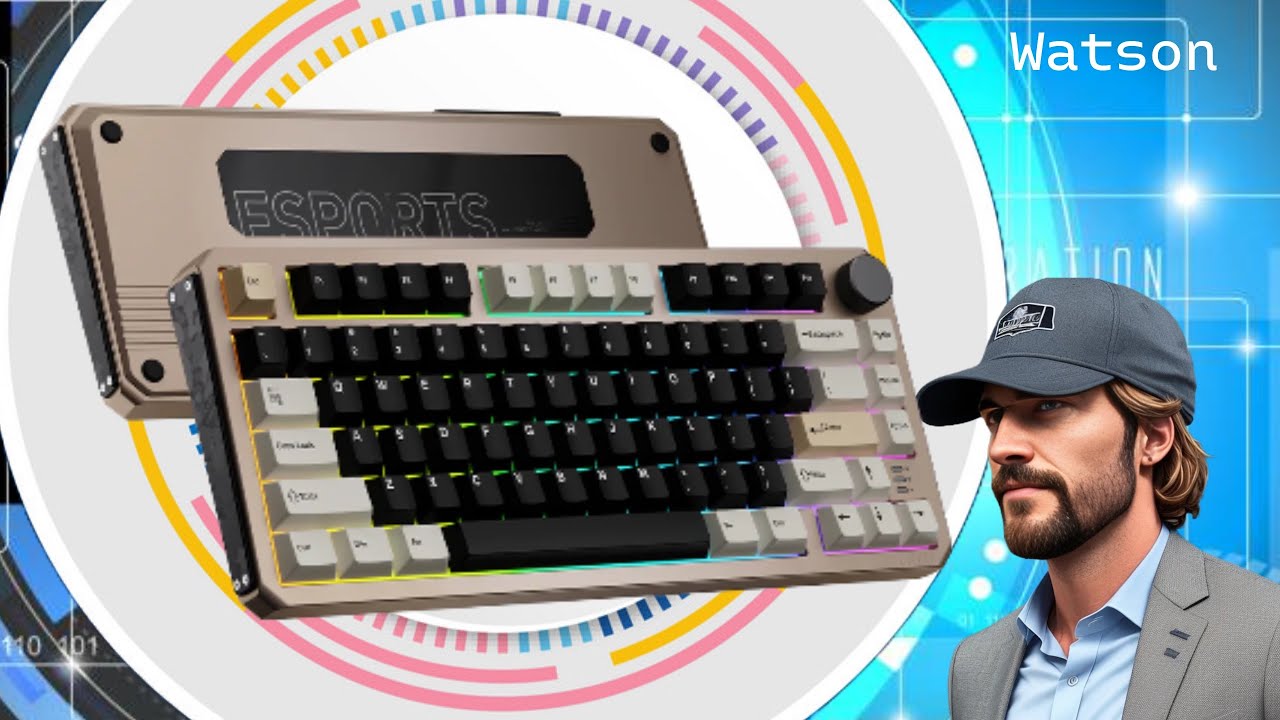 DAREU A75HE Gaming Keyboard - YouTube