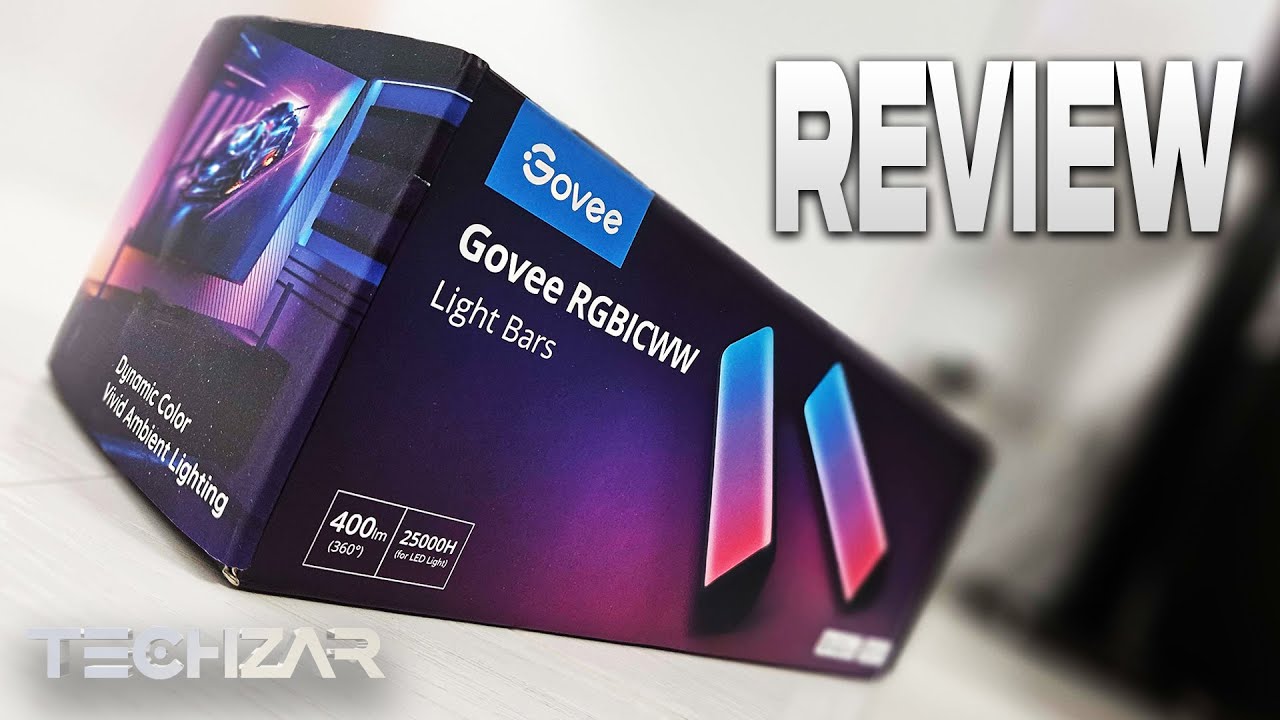 Govee RGBICWW Plus Light Bars 2023 Review & Unboxing ASMR Philips Hue