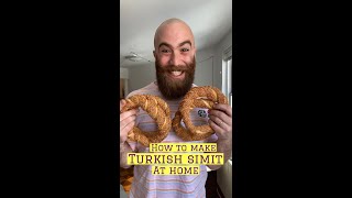 Homemade Turkish Simit #Shorts | BenGingi screenshot 2