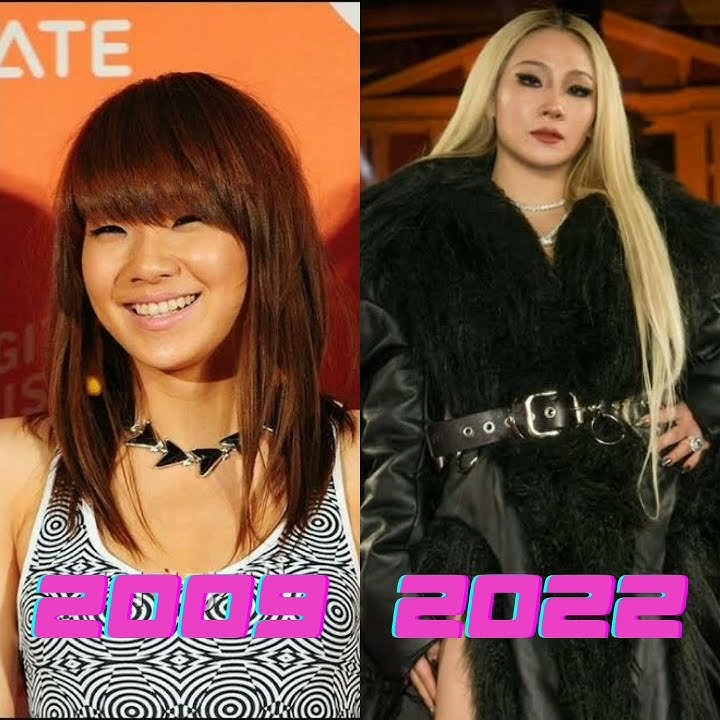 2ne1 2009 vs 2022 (Then & Now)..#thenandnow