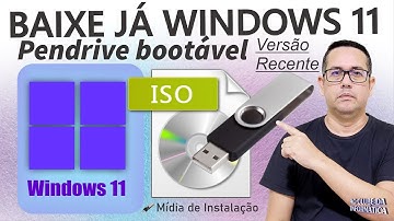 Como BAIXAR o WINDOWS 11 Original e PENDRIVE BOOTÁVEL - VERSÃO RECENTE