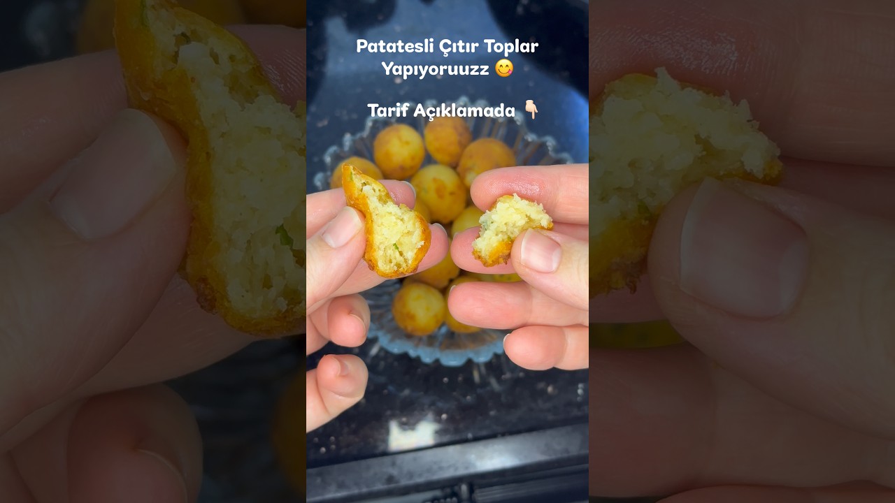 Patatesli Çıtır Toplar #pratiktarifler #mutfak #yemektarifleri #patates #recipe #tarif