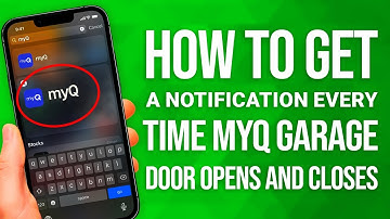 Hoe u een melding krijgt telkens wanneer uw myQ garagedeur open en dicht gaat!