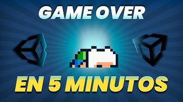 ¡CÓMO HACER UN GAME OVER en UNITY fácil y rápido!