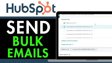 How to Send Bulk Emails on Hubspot 2025 (UPDATED WAY)