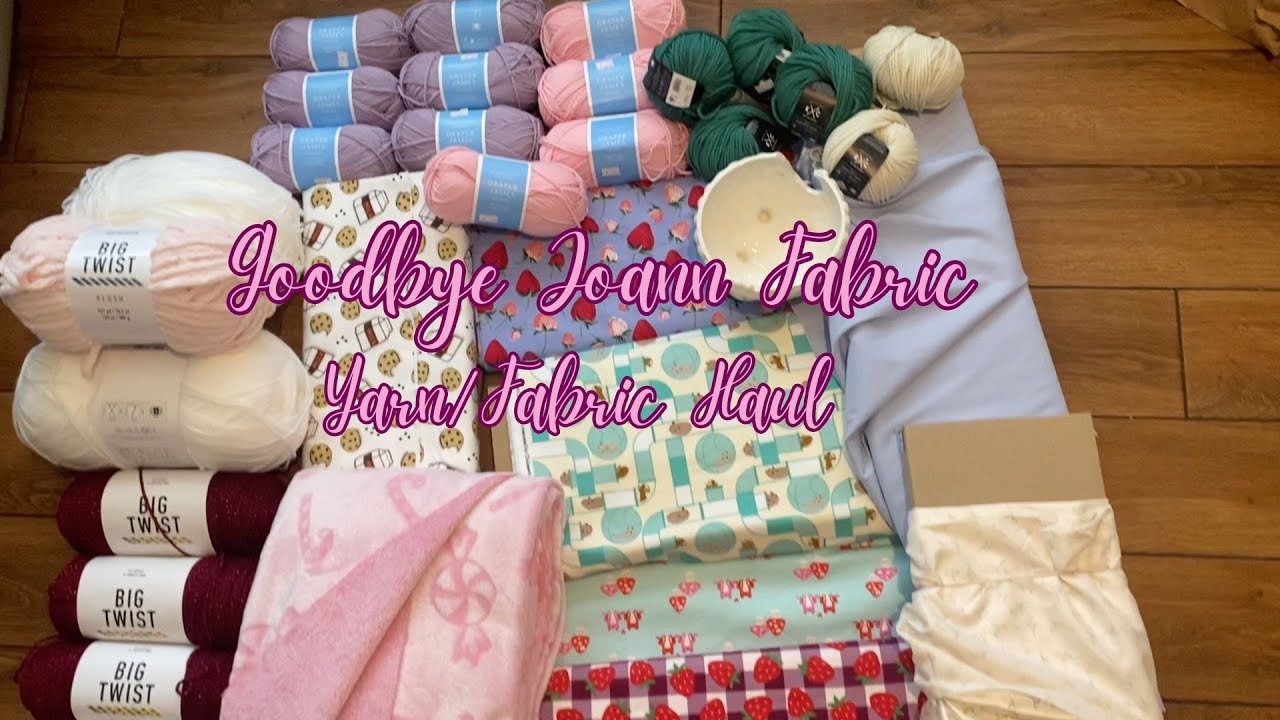 My Last Trip to Joann Fabric (Biggest Haul Yet)