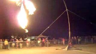 Fire Pendulum by PyroKenetics at theThe Crucible Fire Arts Festival 2009