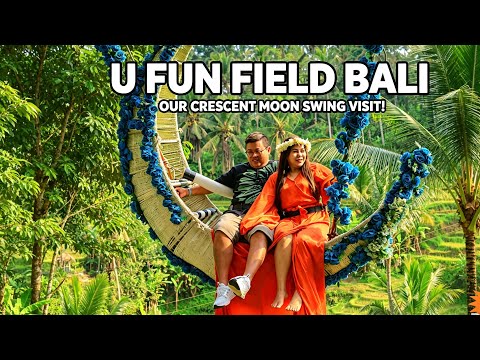 MAGICAL DAY AT U FUN FIELD BALI — Moon Swing + Stunning Views! ✨ Part 1