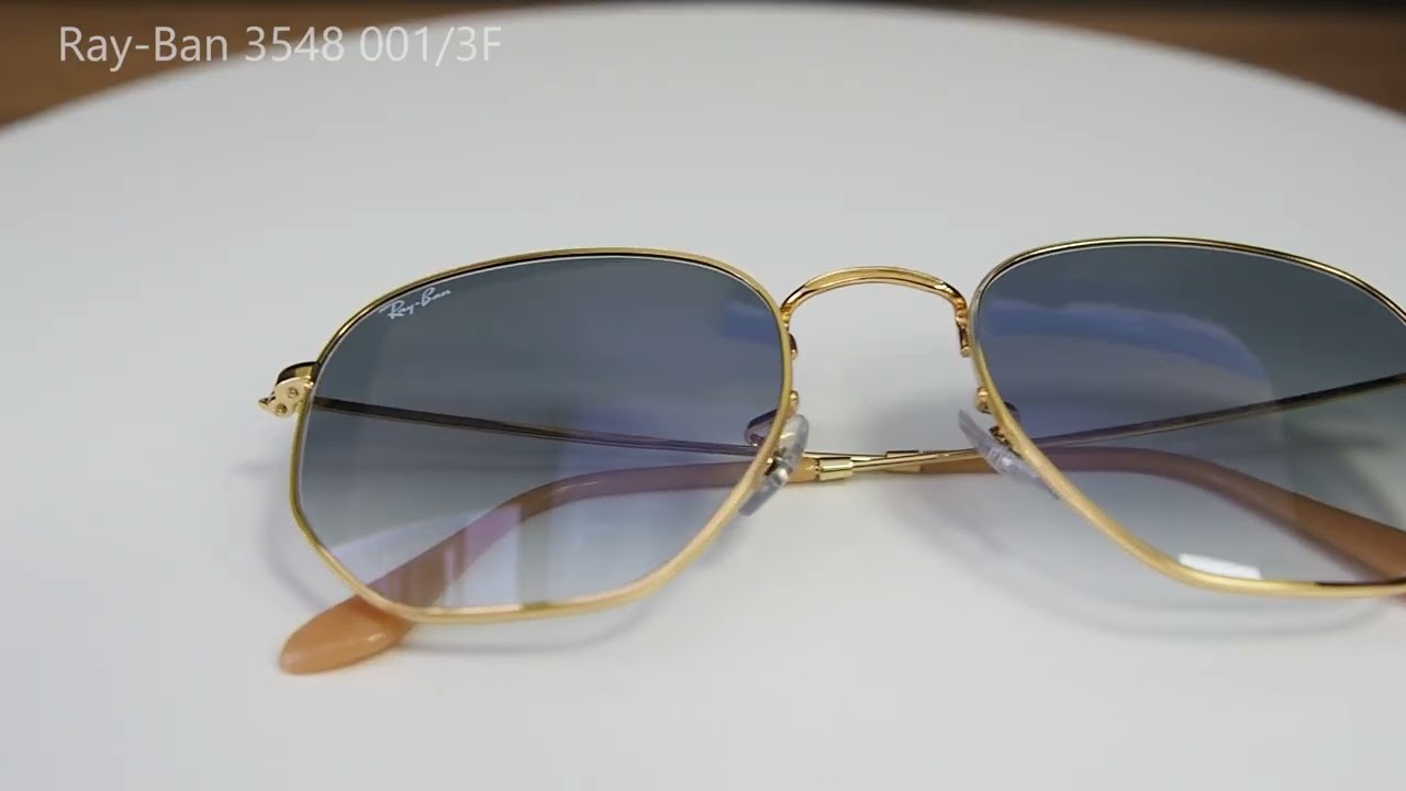 Rb3548n 002 71 Ban Sunglasses Ray Ban 3548 HEXAGONAL FLAT LENSES X 