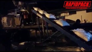 Mobile Grain/Fertilizer Bagging Machine - Night Time Operations in Tunisia | Rapidpack Corporation