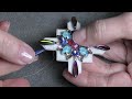 Tutorial: Beaded embroidery. Brooch/ pendant. Брошь/ кулон Орден из бисера и кристаллов.