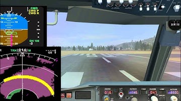 boeing 737-300 pilot in command(evolution) landing in (LWOH) OHRID (MACEDONIA)