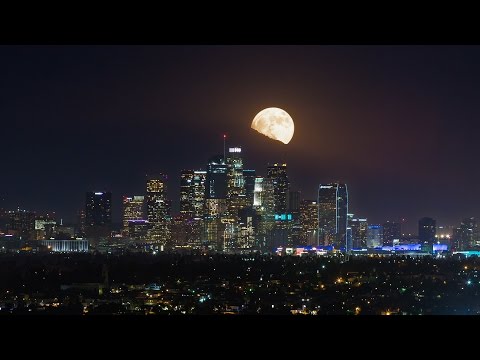 SuperMoon 2016 Los Angeles - 4K Timelapse