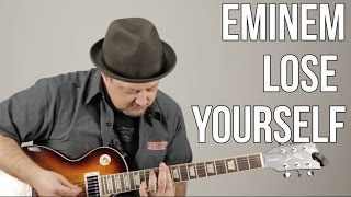 Video thumbnail of "Eminem Lose Yourself Guitar Lesson + Tutorial"