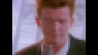 Rick astley in 64, 32, 16 bits...