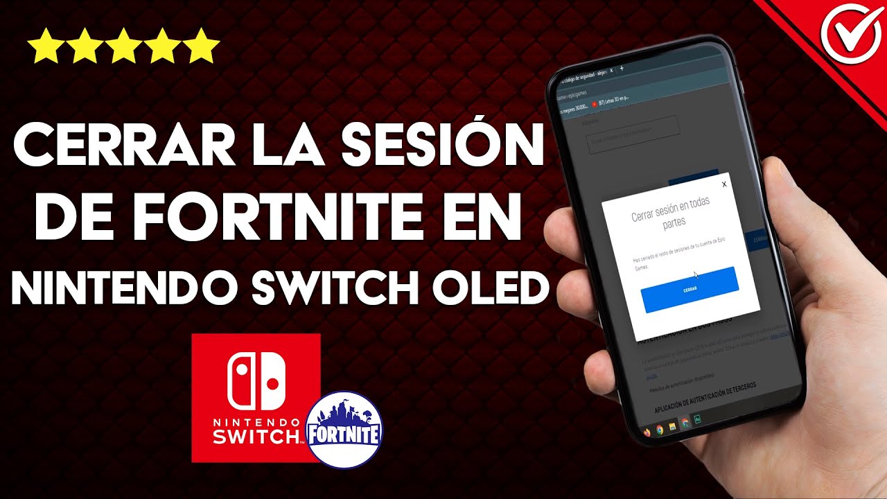 ¿Cómo cerrar la sesión de Fortnite en NINTENDO SWITCH OLED de forma ...