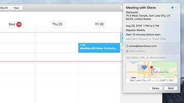 How to Add Events to your Calendar on your Mac