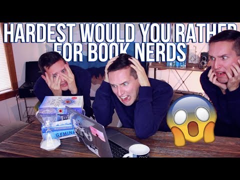 THE HARDEST WOULD YOU RATHER FOR BOOK NERDS!