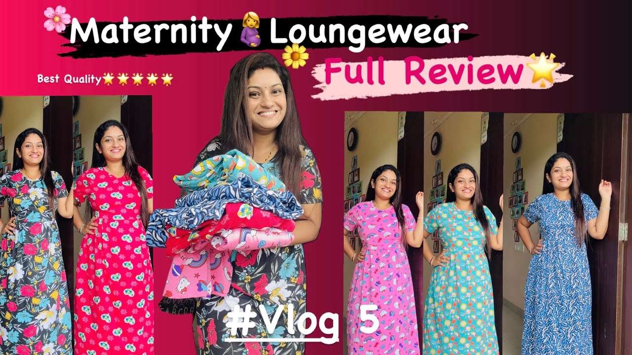 Maternity Loungewear Full Review | zipless feeding dresses | dr_vlogger