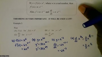 MATH 2103 Section 2.5 Basic Differentiation Properties