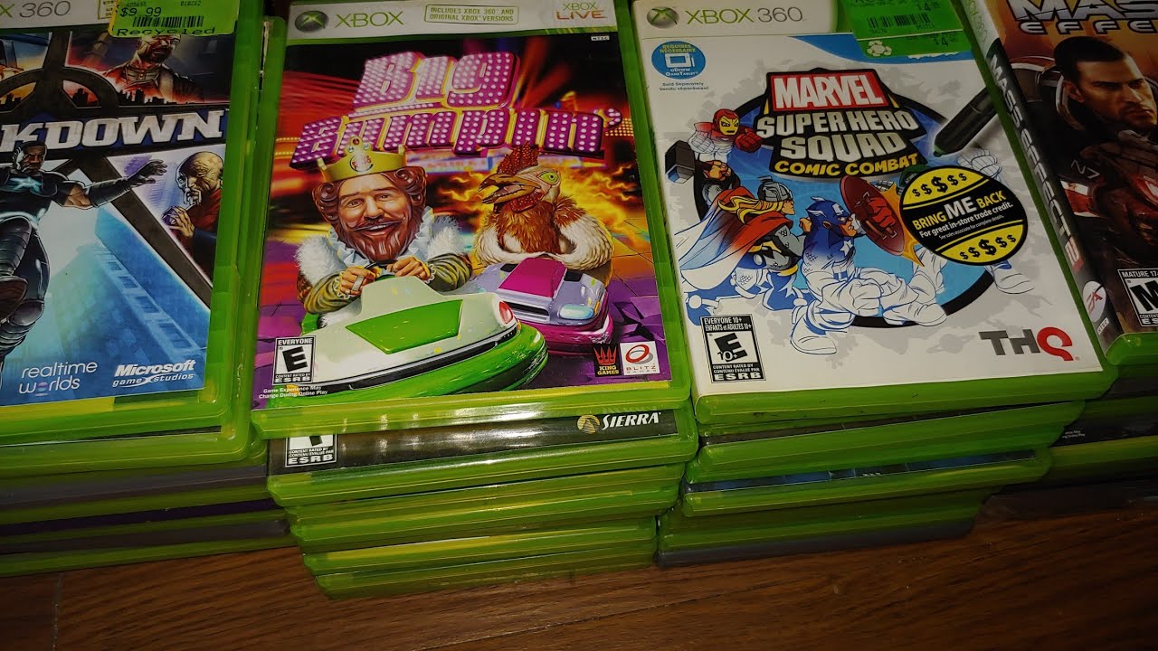 my xbox 360 collection (jan 2022)