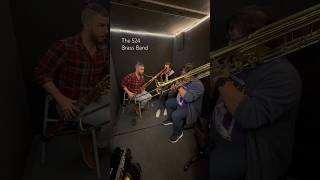 @524brass at the shop jamming on a Mark VI tenor, Shires Q39, and Heckel 41i ✌🏼🎶😎