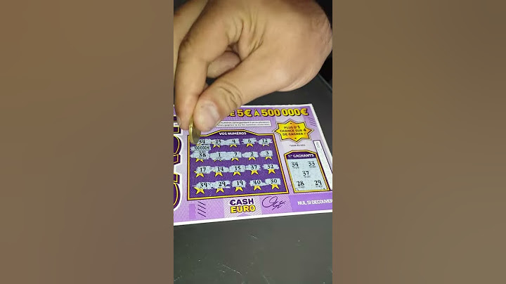 Cash gagnant de 100000€