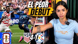 USA aplasta 4-1 a Paraguay: El colapso defensivo que nadie explica | Mundial 2026 J1 | Análisis