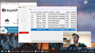 My first Windows application. Train ticket booking system. C#, WPF, MAMP, phpmyadmin. screenshot 4
