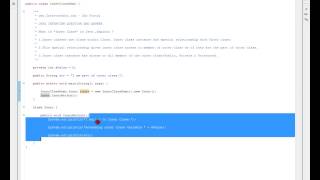 Inner Class accessing outer class members
