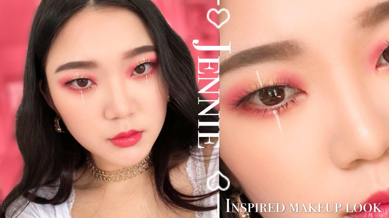 JENNIE BLACKPINK (KTL) Inspired Makeup Look - YouTube