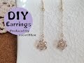 DIY Accessories メガネ留めキラキラカットビーズ ピアス 作り方