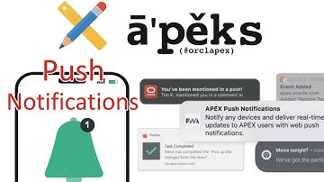 Push Notifications || Oracle APEX 23.1 New Feature