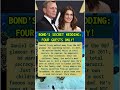 BOND’S SECRET WEDDING FOUR GUESTS ONLY! 💍