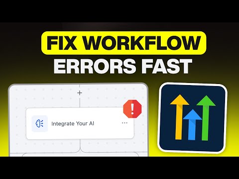 How to Handle GoHighLevel Workflow Errors (NEW Way)